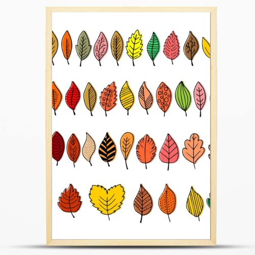 Elegant and beautiful autumn leaves and elements. Bright images for Thanksgiving Day