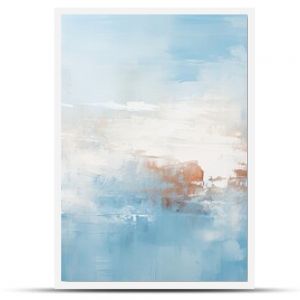 Abstrakcyjne chmury dymu w odcieniach niebieskiego 