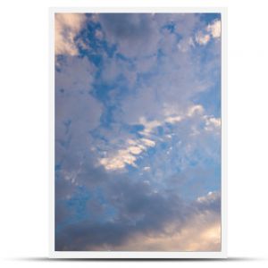 Dramatic view on the sky with clouds