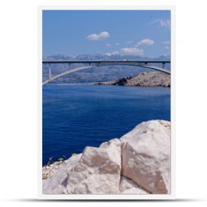 Most na wyspę Pag w Chorwacji