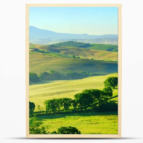 Tuscany green hills in Italy