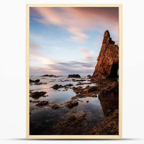 Rocks on Campiecho beach, Spain