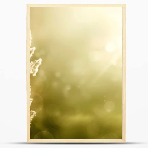Art abstract autumn meadow background