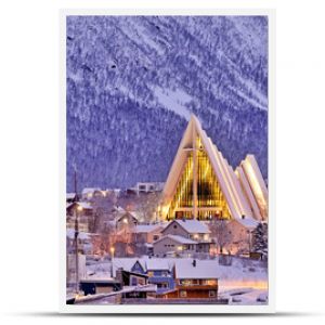 Arktyczna Katedra Ishavskatedralen Tromsø Norwegia