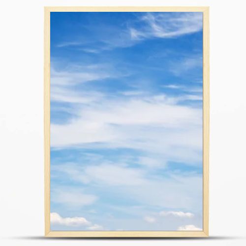 Background sky on a bright sunny day. Beautiful cumulus and cirr
