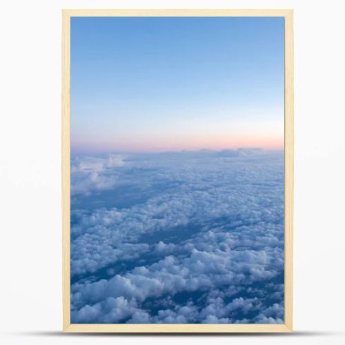 view of blue cloudy sky and sunlight as background