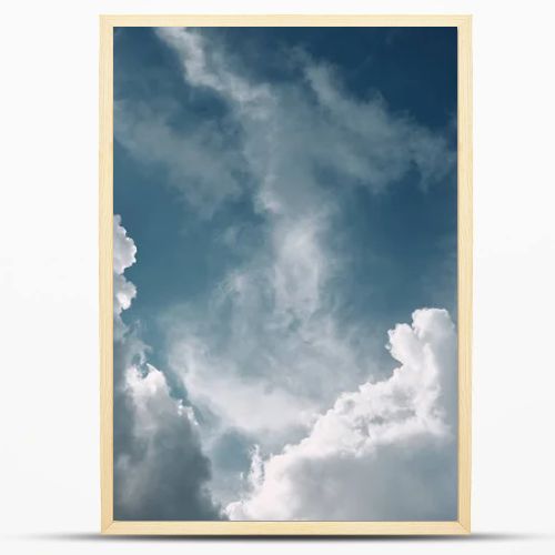 full frame image of blue cloudy sky background