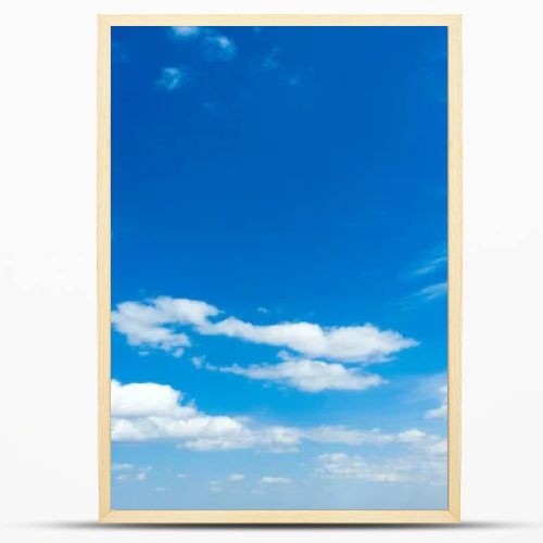 blue sky background with tiny clouds