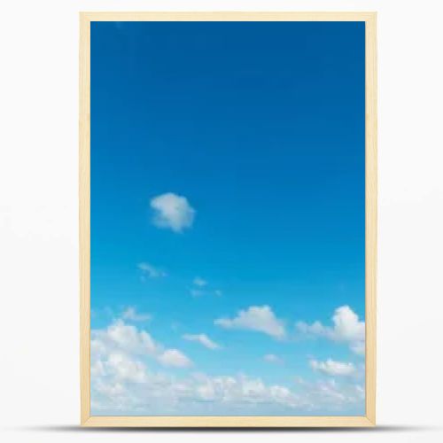 Blue sky with clouds in Miami Beach, Florida