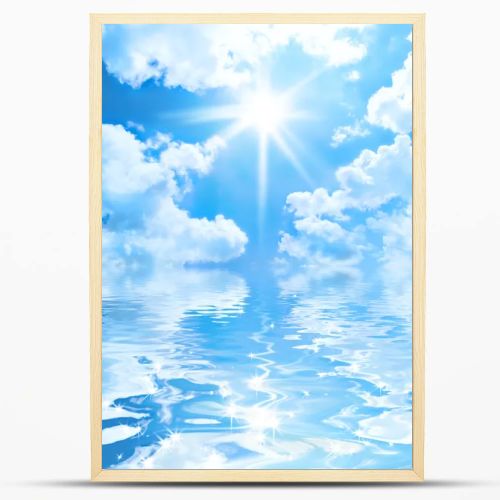 Solar sky background