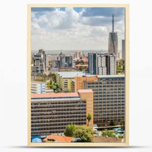 Nairobi downtown - capital city of Kenya