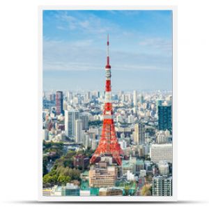 Tokyo Panorama mit Tokyo Tower, Japan