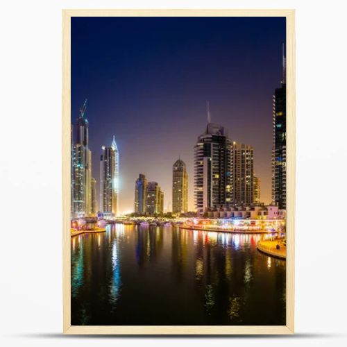 Dubai Marina cityscape, UAE