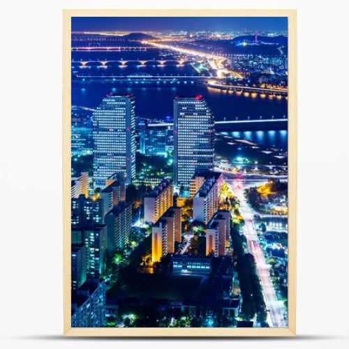 Downtown cityscape of Seoul