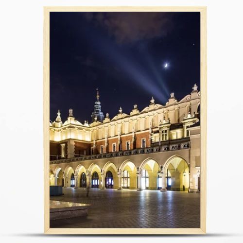 Sukiennice on The Main Market Square in Krakow, Poland 