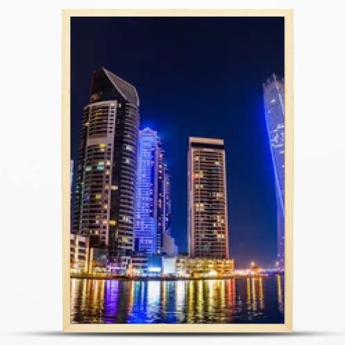 Dubai Marina cityscape, UAE