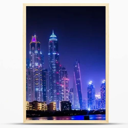 Dubai Marina cityscape, UAE