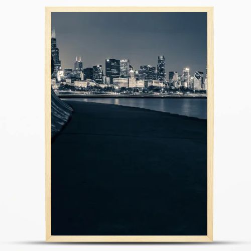 Chicago Skyline at Night
