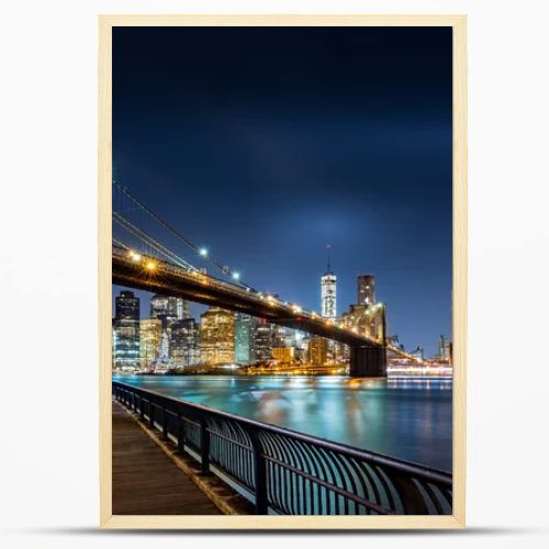 Brooklyn Bridge and the Lower Manhattan