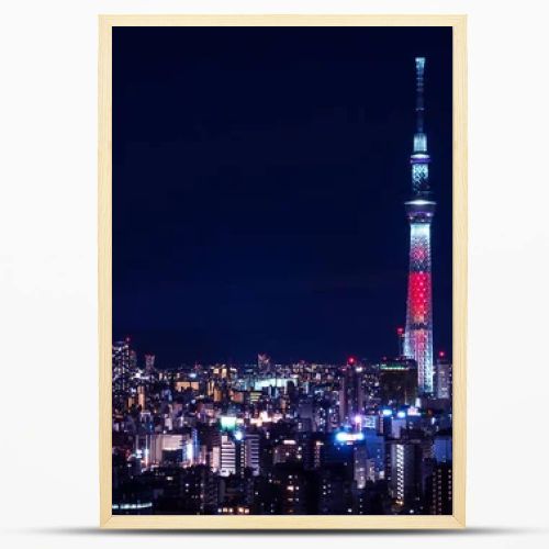 Tokyo cityscape Night light 1