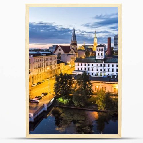 City of Lodz, Poland. View of the White Factory.