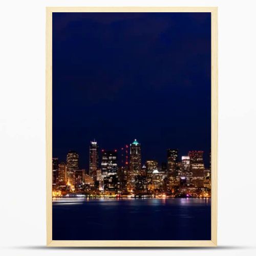 Seattle night view from Hamilton Park