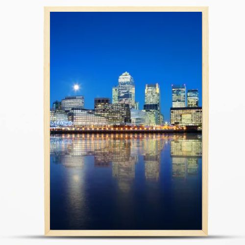 London Docklands at night