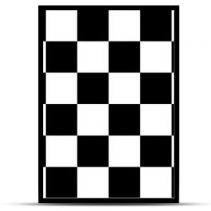 Czarno-biały wzór w kratkę Niekończące się tło Tekstura flagi wyścigowej