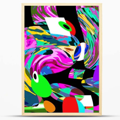 Colorful abstract background pattern design.