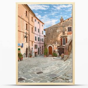 old town Castagneto Carducci, Tuscany, Italy