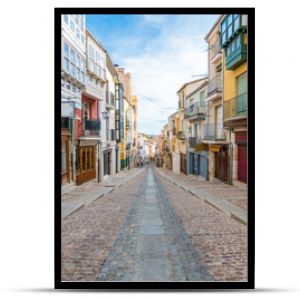 beautiful balboraz street of zamora, Spain