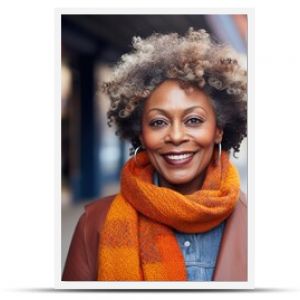 woman mature adult businesswoman black urban portrait senior smiling mature adult confidence happy african american mid age old