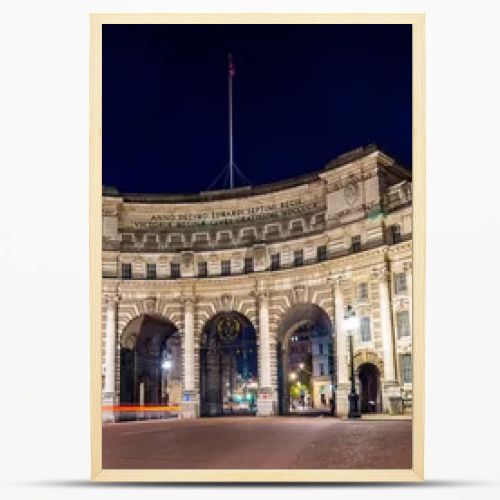 Admiralty Arch, a landmark building in London - England