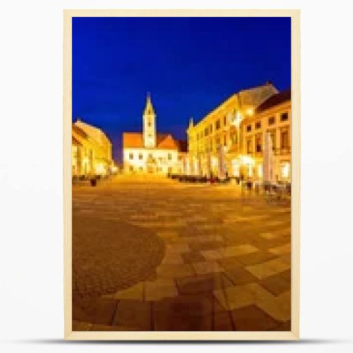 Town of Varazdin central square panorama