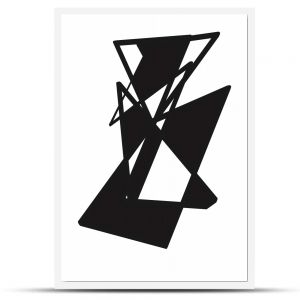 Abstrakcyjne plakaty w drewnianych ramach - abstraction-02