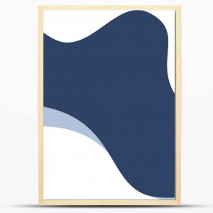 Eleganckie plakaty z abstrakcyjnymi wzorami w stylowej drewnianej ramie - element70