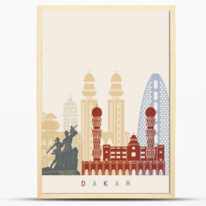Dakar skyline poster