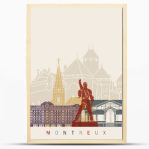 Montreux skyline poster