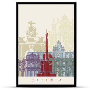 Catania skyline poster