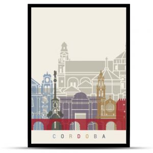 Plakat z panoramą Kordoby