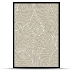 Abstract line art background vector. Minimalist pencil hand drawn contour doodle scribble curve lines style background. Design illustration for fabric, print, cover, banner, decoration, wallpaper.