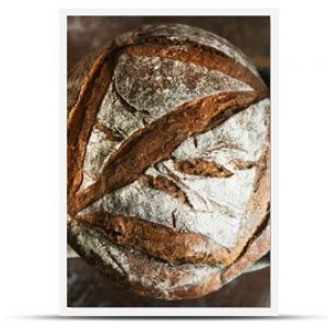 Homemade sourdough bread food photography recipe idea