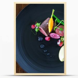 Exquisite dish, creative restaurant meal concept, haute couture food