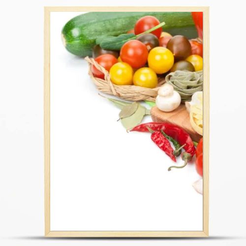 Fresh ingredients for cooking