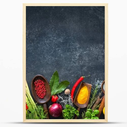 Various herbs and spices