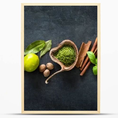 Various herbs and spices