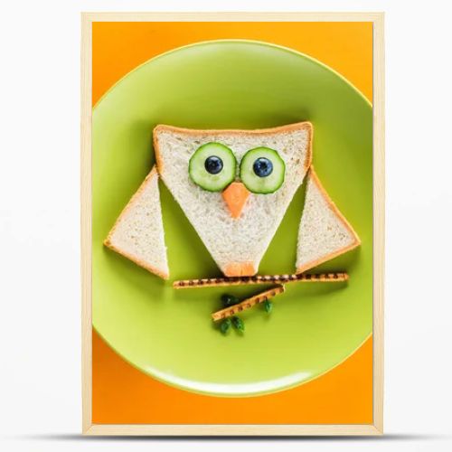 Funny breakfast for child
