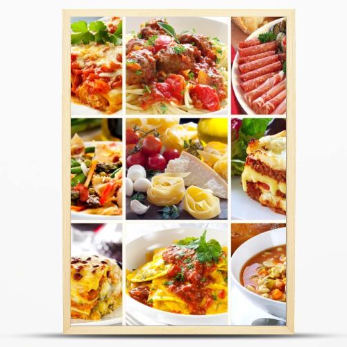 Italian Food Collage