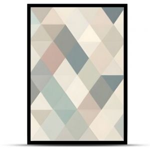 Minimalist Geometric Triangle Pattern in Muted Tones Abstract Background