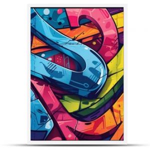 graffiti abstract background